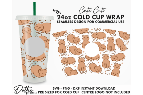Cats Cold Cup SVG 24oz Review