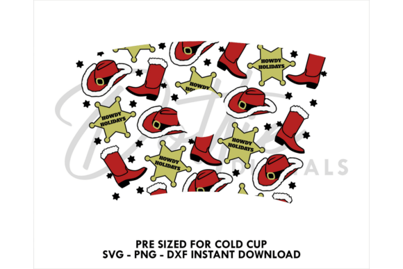 Christmas Cowboys Cold Cup SVG 24oz Review