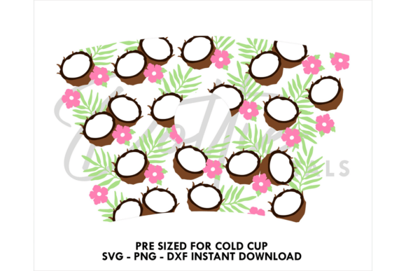 Coconuts Cold Cup SVG 24oz Review for Embroidery Projects