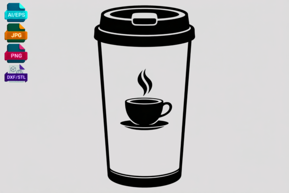 Coffee Cup SVG Icon Coffee Lover Gift