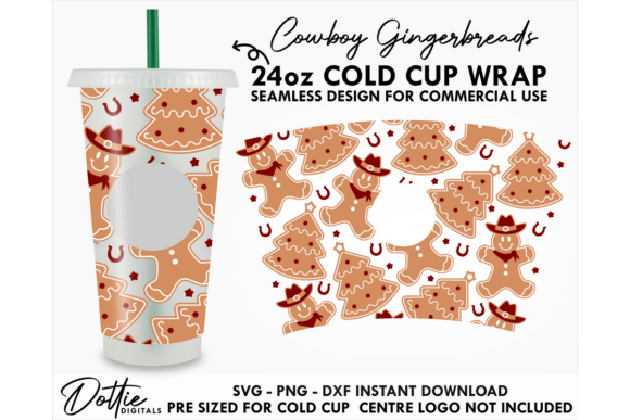 Cowboy Christmas Cold Cup SVG 24oz Review