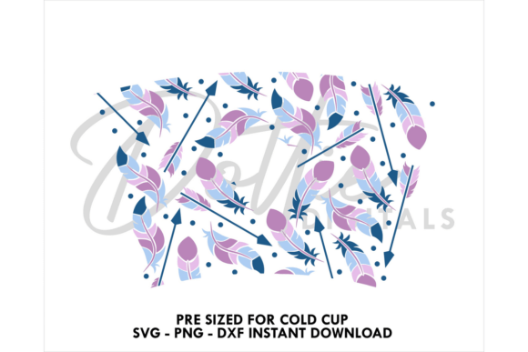 Feathers Cold Cup SVG 24oz Review