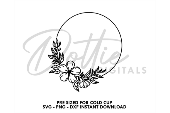 Floral Wreath Cold Cup SVG 24oz Review