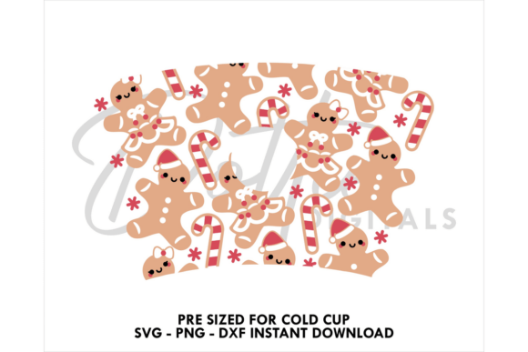 Gingerbread Cold Cup SVG 24oz Review