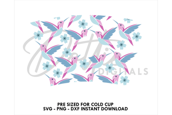 Hummingbird Cold Cup SVG 24oz Review for Embroidery Projects