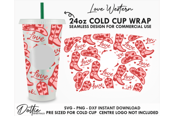 Love Cowboys Vday Cold Cup SVG 24oz Review