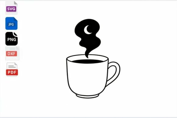 Moon Coffee Cup Celestial