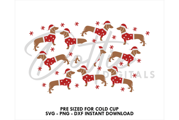 Santa Paws Christmas Cold Cup SVG 24oz Review