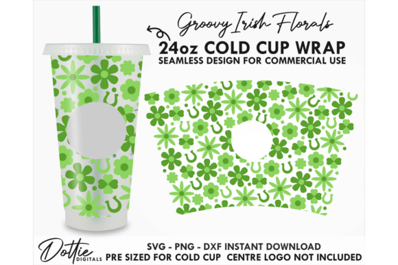 St Patricks Cold Cup SVG 24oz Review for Embroidery Projects